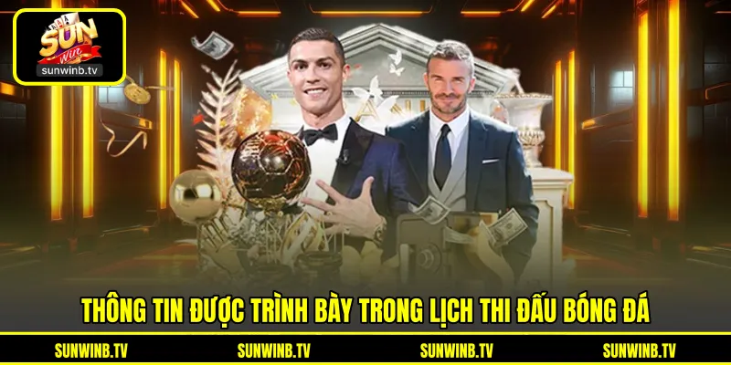 Lịch Thi Đấu Bóng Đá - Cập Nhật Các Trận Cầu Đáng Chờ